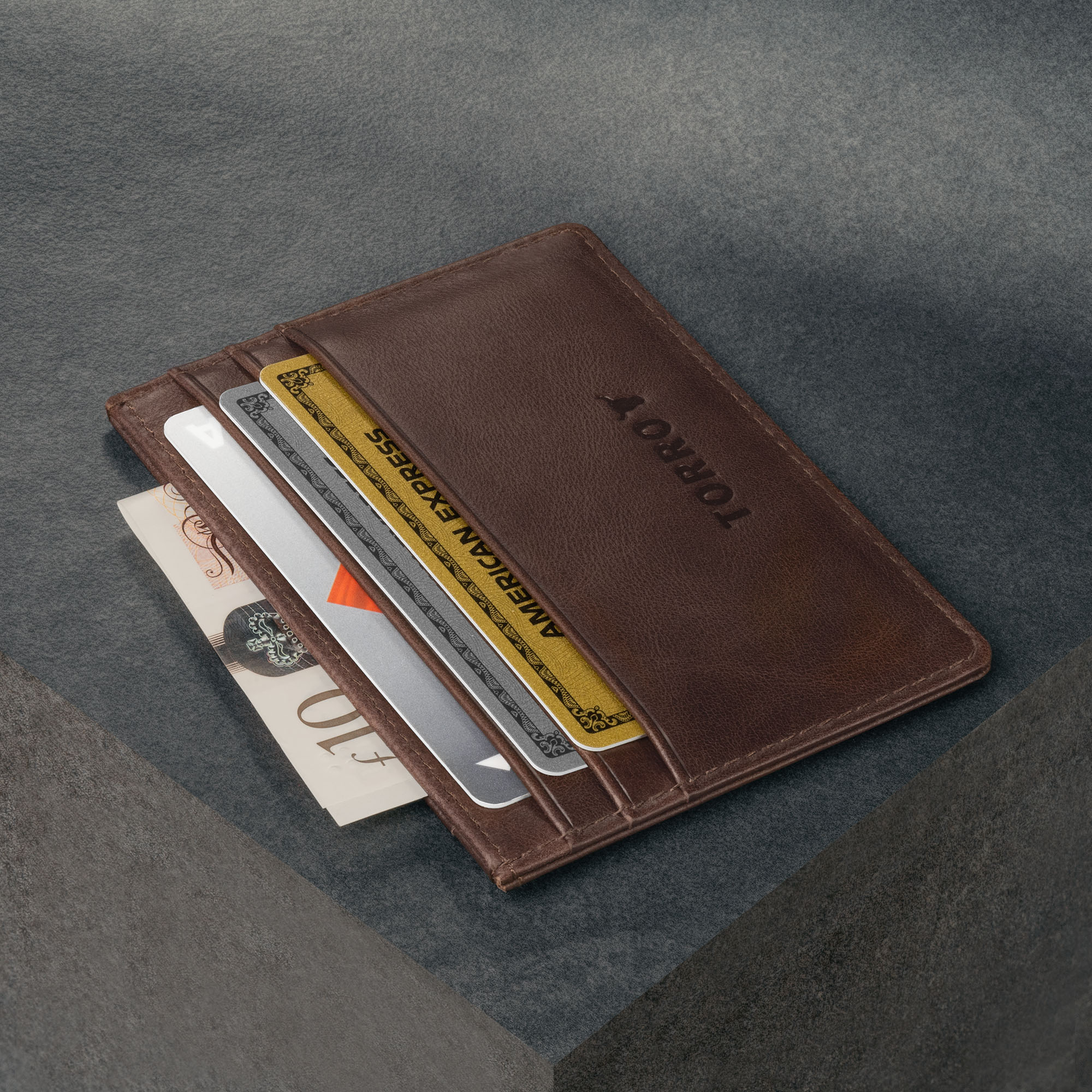 Leather Credit Card Holder (for Cash and Cards) - Image 7