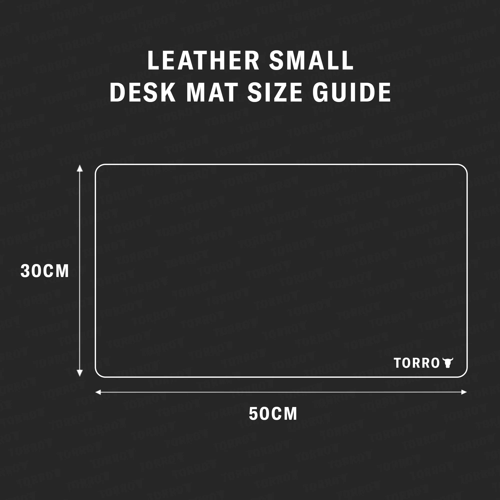 Leather Desk Mat (Small - 50x30cm) - Image 4