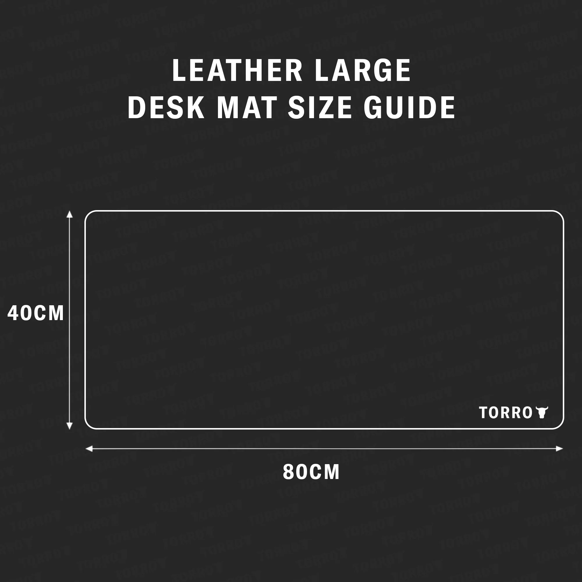 Leather Desk Mat (Large - 80x40cm) - Image 4