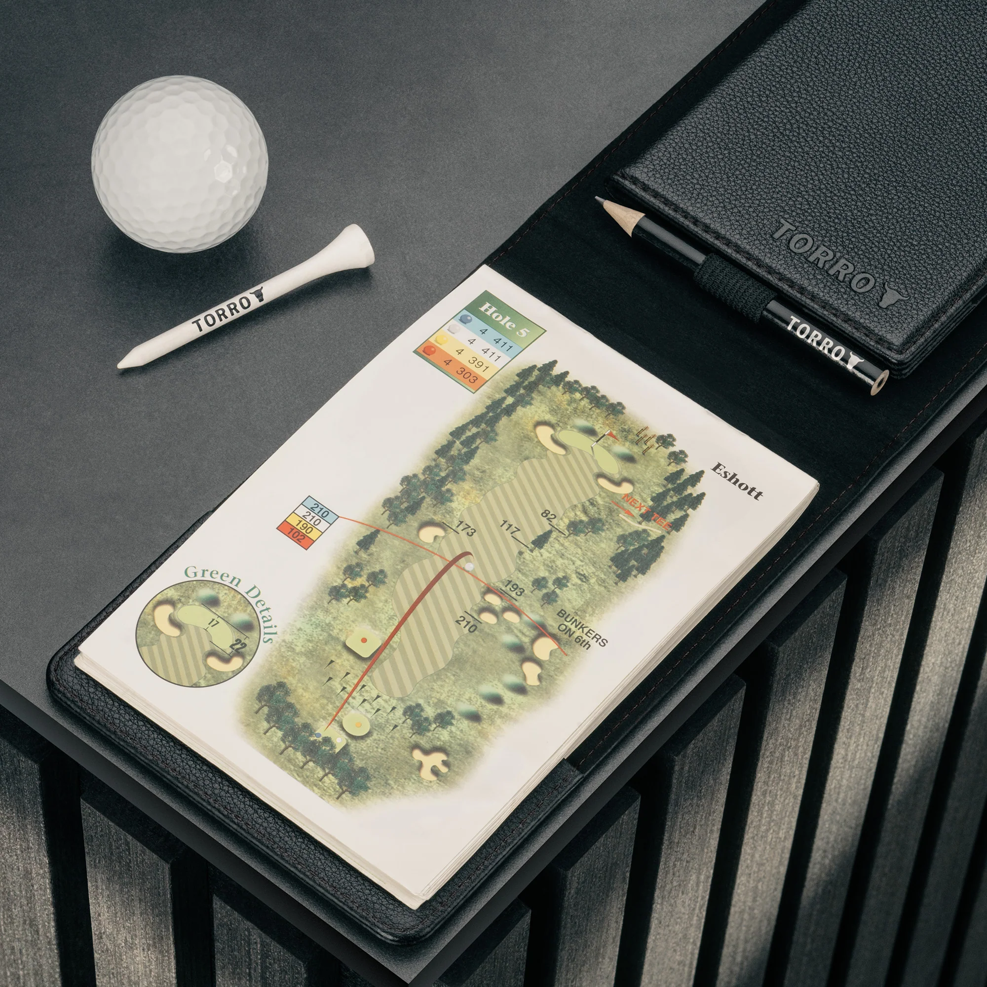 Leather Golf Scorecard Holder and Yardage Book Cover - Image 17
