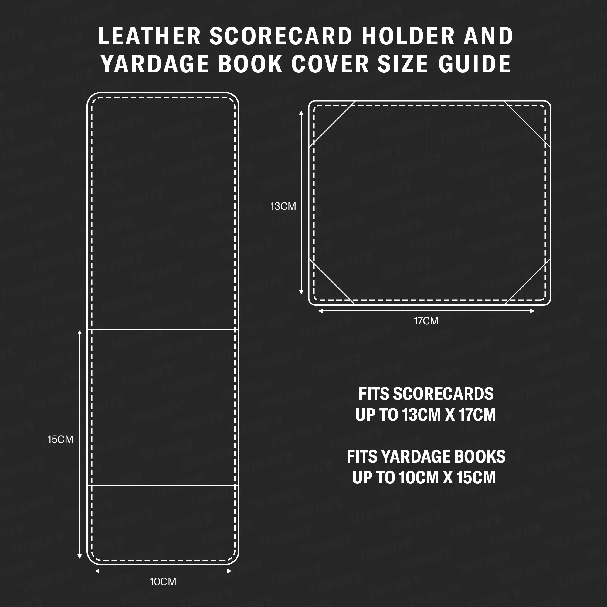 Leather Golf Scorecard Holder and Yardage Book Cover - Image 5