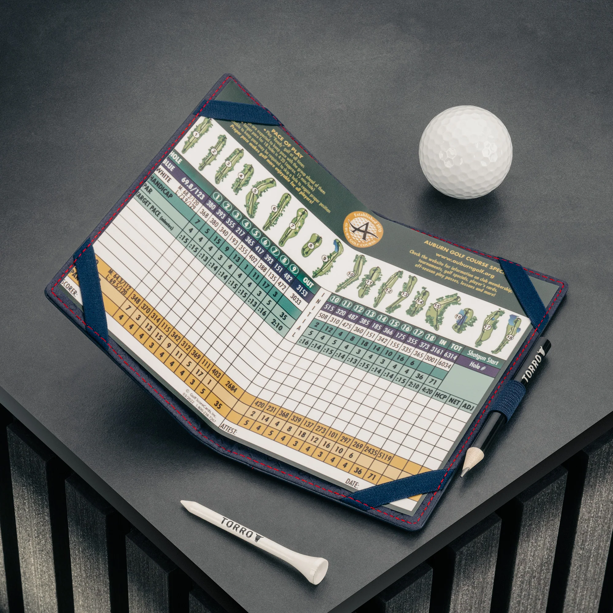 Leather Golf Scorecard Holder - Image 18