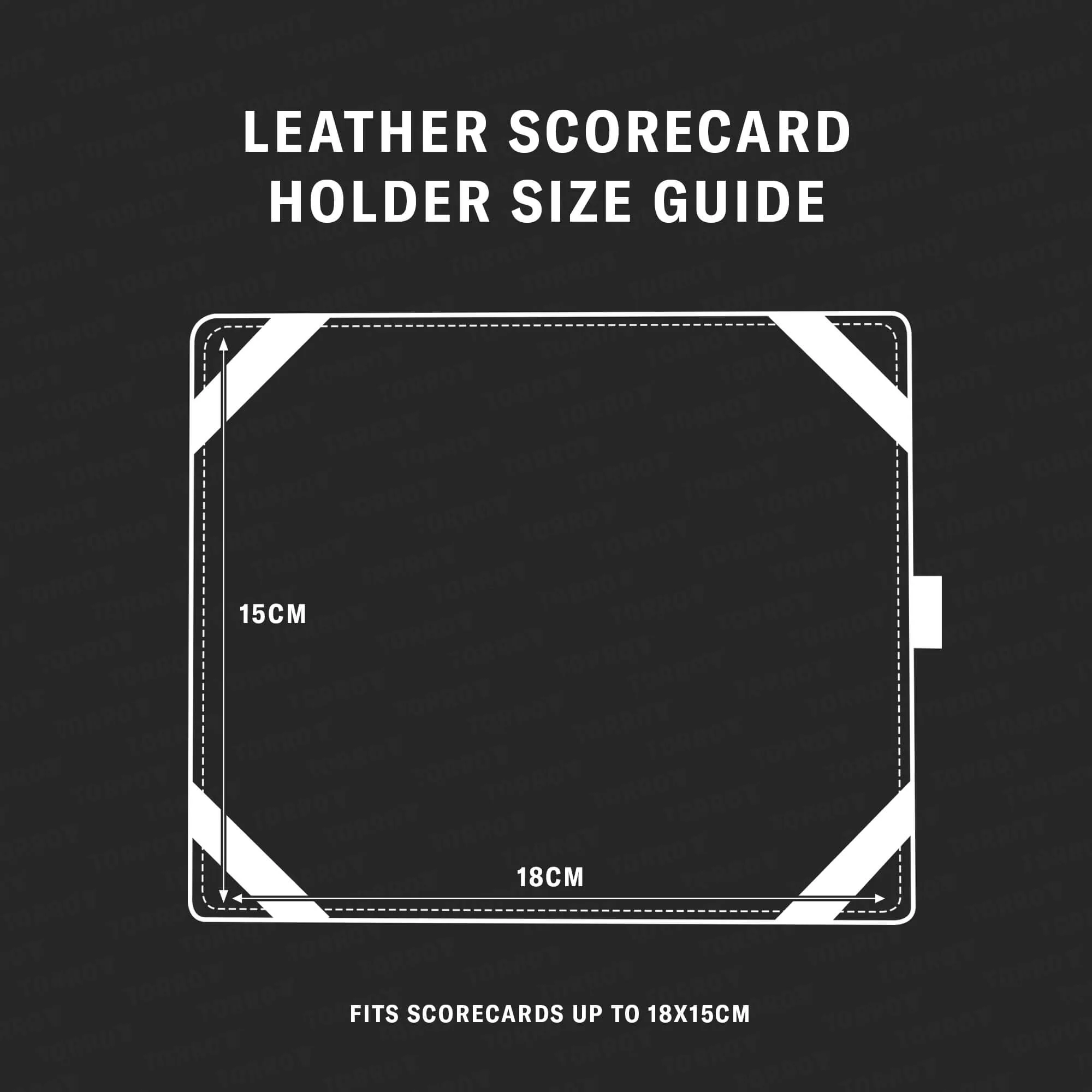 Leather Golf Scorecard Holder - Image 5