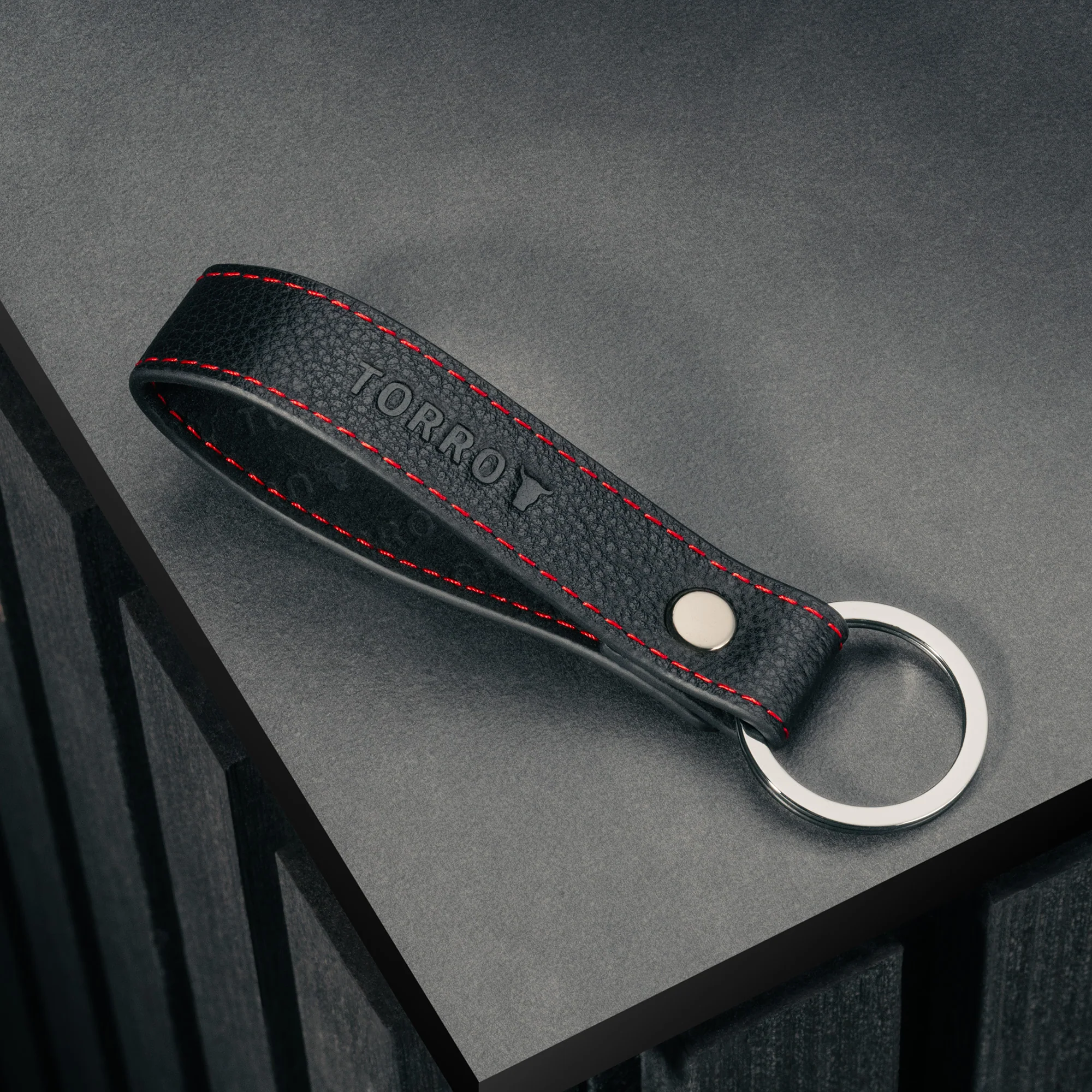 Leather Loop Keyring - Image 5