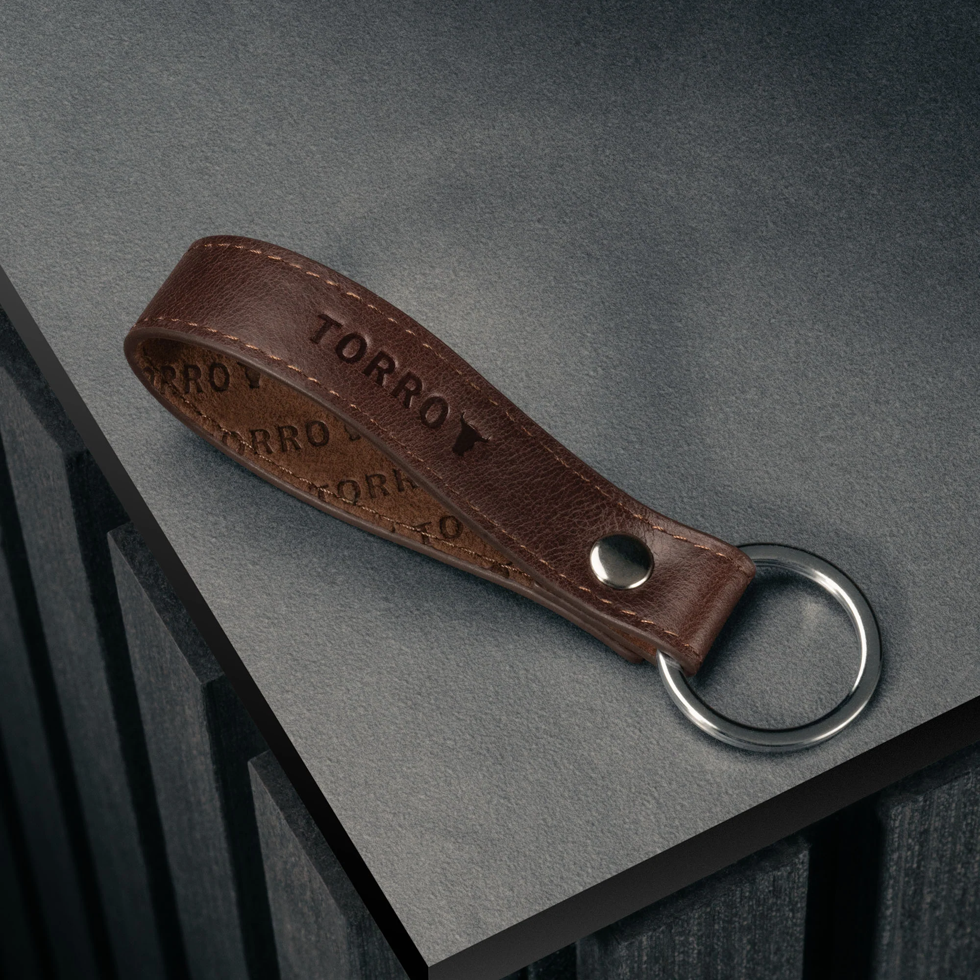 Leather Loop Keyring - Image 8