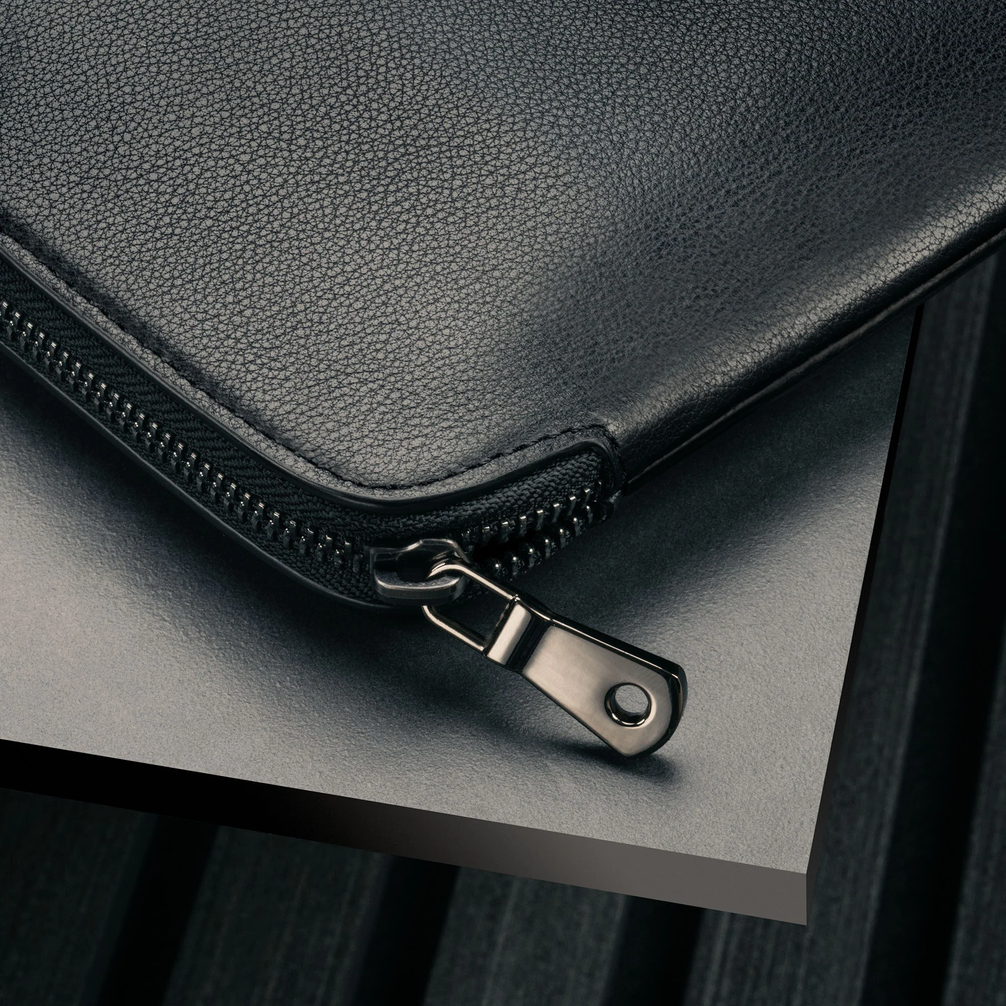 Leather Laptop Sleeve with Zip Closure (for 13" to 16”) - Image 5