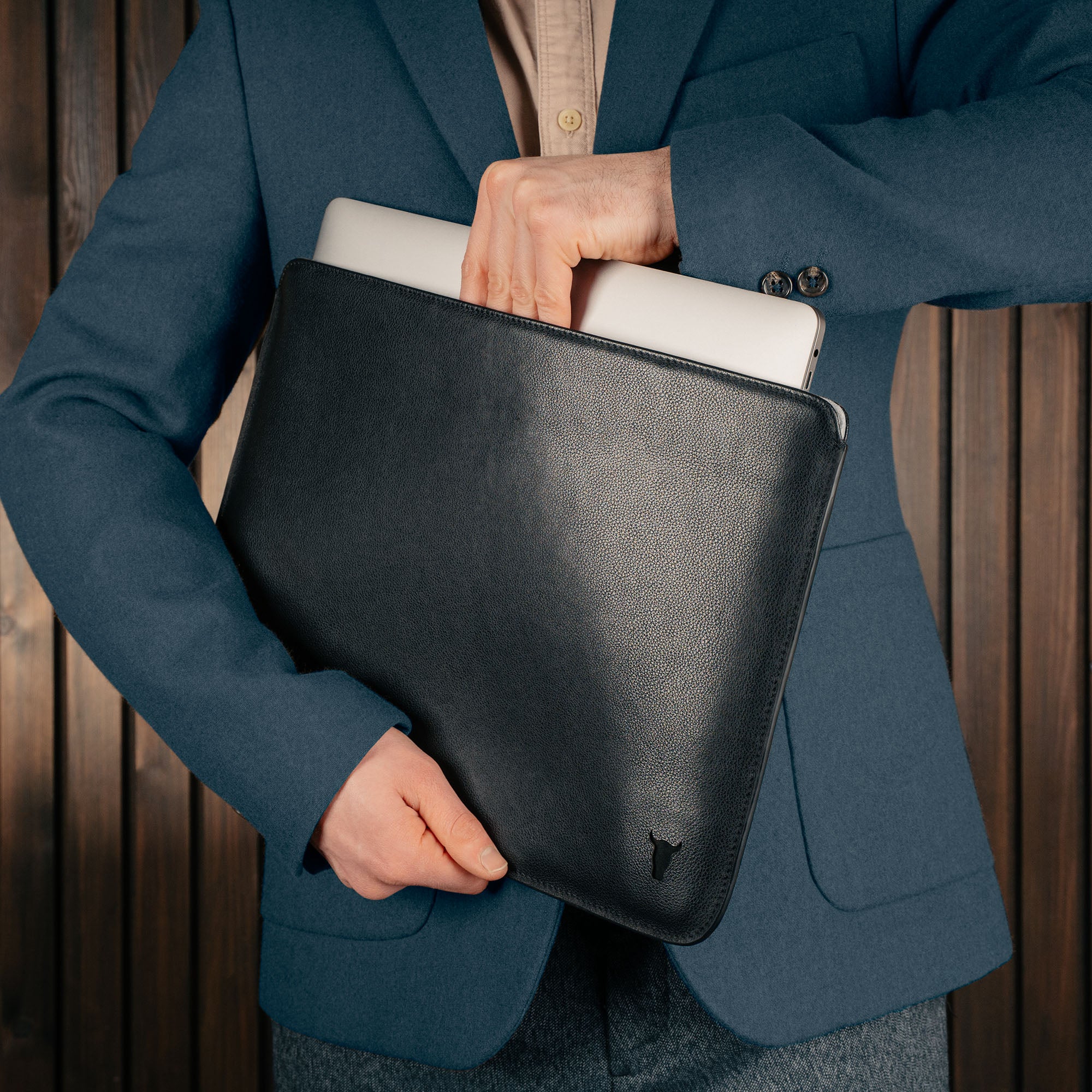 Leather MacBook / Laptop Sleeve (for 13" & 14") - Image 7
