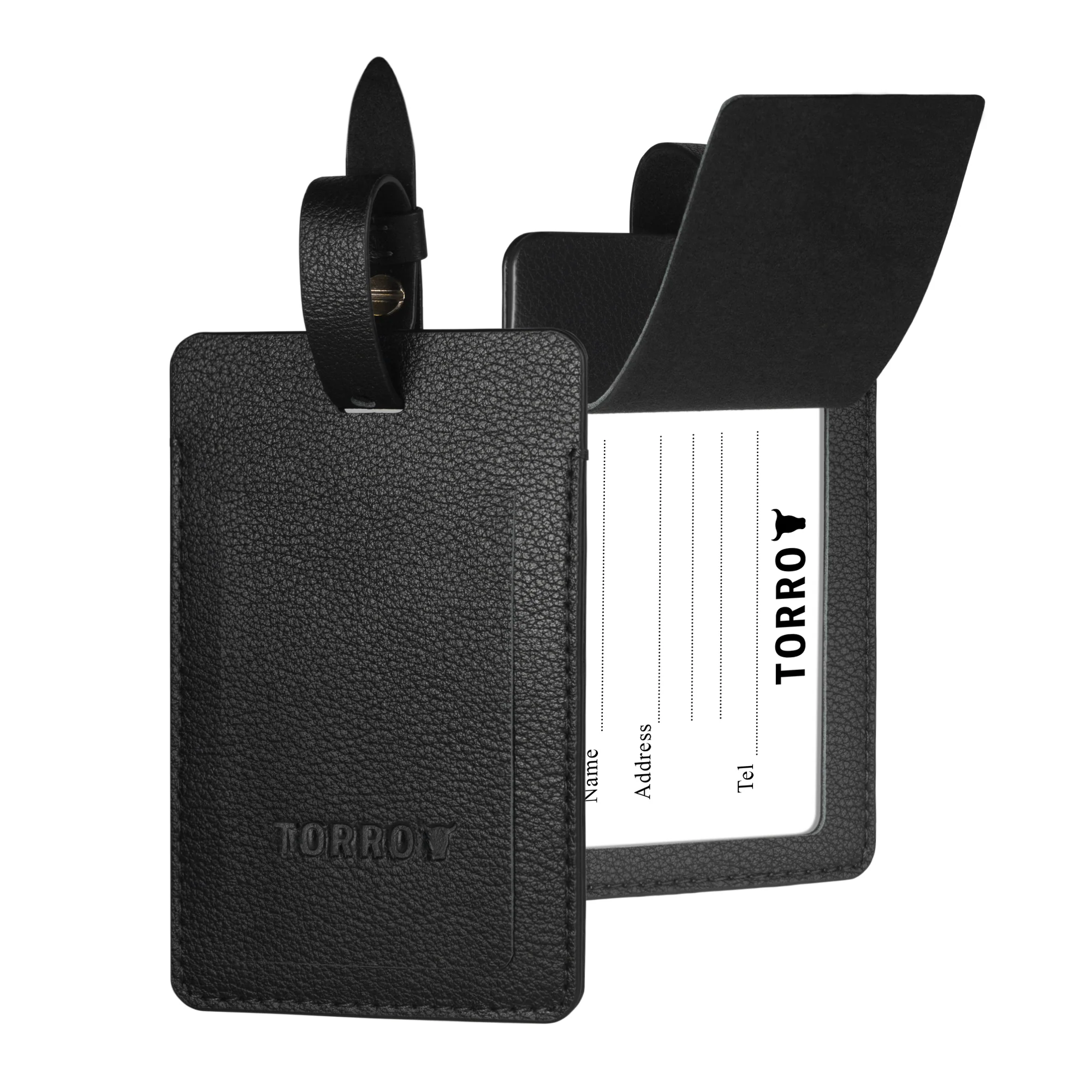 Leather Luggage Tag - Image 3