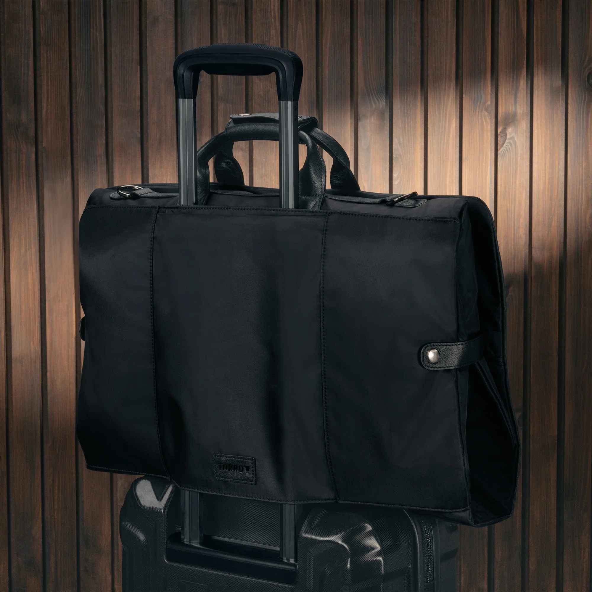 Trifold Canvas Suit Carrier / Garment Bag - Image 4